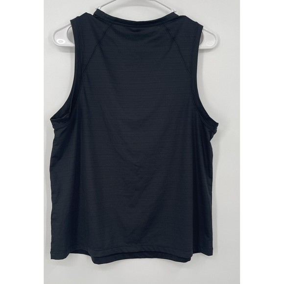Fabletics Black Textured Performance Tank Top XS Athletic‎ Workout Gym - Picture 4 of 5